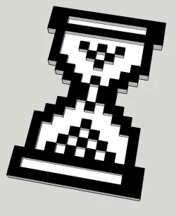 Pixelated Hourglass
