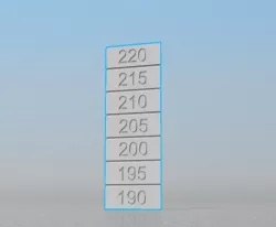 PLA temp tower
