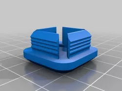 Plug/cap for 25mm square tube (2.5mm wall)