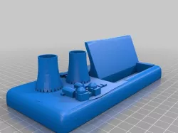 Power plant card holder