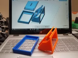 Qidi X-One angled display bracket
