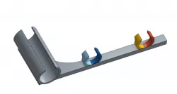 Razor holder for 2 pieces
