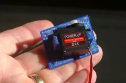 Right Servo mount for the "speedy Red Swept wing RC"