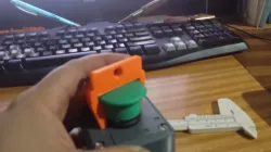 safety lock out for 240 ac button 