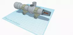 Single point Scope: RT-97C, DH-17, EC-17, A280, DLT-20A Blasters 