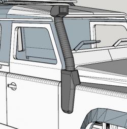 STL file SNORKEL 4X4 🚗・Template to download and 3D print・Cults