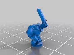 Space Marine Terminator Captain for Epic 40K (6mm scale)