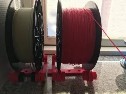 Spool holder, Toolless, Customizable fit, Securable