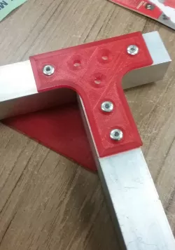"T" brace for Aluminum Tubing