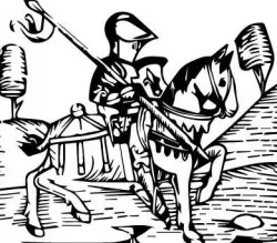 The Knight Wood Carving and 2D DXF file