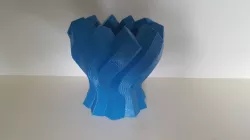 Twisted Hexagon Colum pot/vase  2