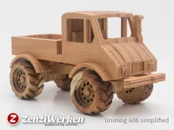 Unimog 406 simplified cnc/laser