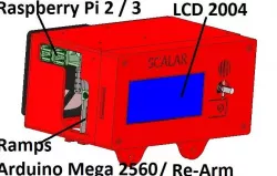 V3.0 Scalar - Electronic Box for MEGA/Re-Arm+RAMPS+LCD2004/GLCD+RPI3