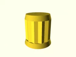 Variable resistor knob