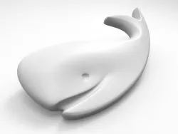 Whale Brooch