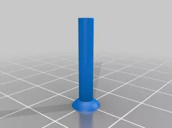 X-Wing peg for 1/4" sphere magnet