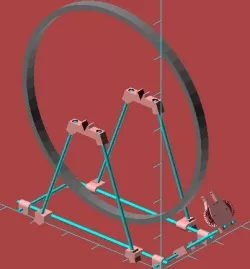 Zentrierständer für Fahrrad-Laufräder / bicycle wheel truing stand