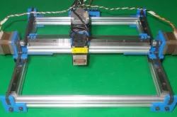 020-Homemade Laser Plotter DIY Linear Motion Guide X Y Axis Frame CNC Router Drill Milling 2