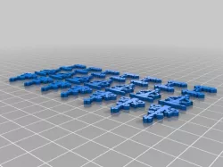 28mm Medieval Door Hinges and Handles