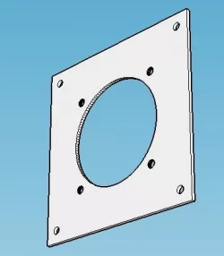 60 mm Fan Mount Plate (100 mm) 