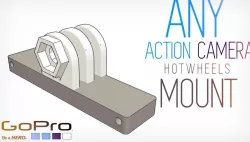Any GoPro style camera Hotwheels mount