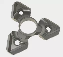 Arrow head fidget spinner