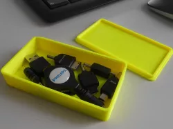box with snap on cover - parametrised OpenSCAD