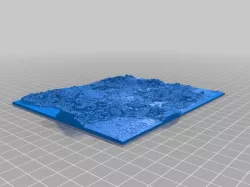 Breath of the Wild Topographical map