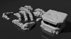 bunker sandbags 3d models 【 STLFinder