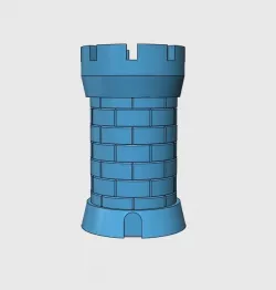 Castle Dice Container