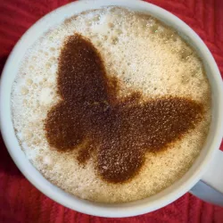 Coffee Stencil - Butterfly - NEW Style