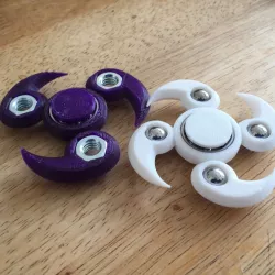 Customizable Edgy Yin Yang Fidget Spinner (pick-a-weight)