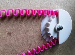 Customizable PLA/ABS flexible timing belt tool
