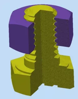 DIN 933 M6 Srcews and DIN 934 M6 Nut