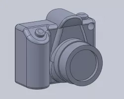 DSLR Camera Keychain
