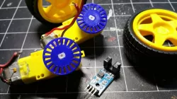Encoder Wheel for Geared Motor (short hub)