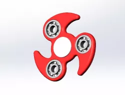Fidgetspinner with "wings"