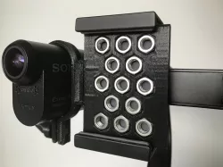 Flat Mount Adapter for Sony Action cam AS30V for DJI Zhiyun Feiyu Mobile Gimbal 