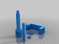 Fully 3D Printable C-Clamp with Added Assist Lever