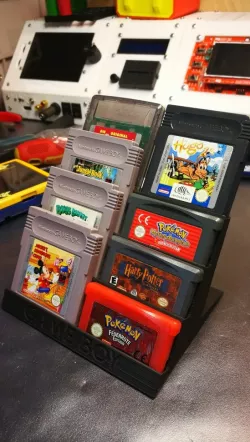 Gameboy cartridge showstand 8x / 12x