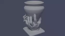 Hand Holding Cup 2