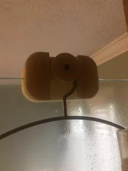 Hanging shower caddy bracket