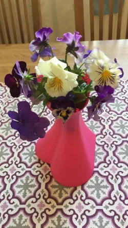 Heart shaped vase