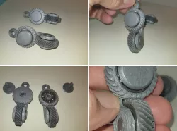 Keychain helical gear