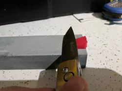 Knife sharpening angle blocks