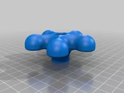Knob 5mm nut head