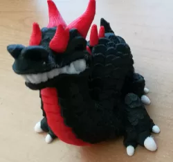 Multi-Color Longhuo the Eastern Dragon - Fixed Body mesh