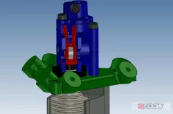 Nimble V1 Kossel effector with 43 mm ball spacing