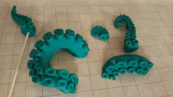 Octopus tentacle cake toppers