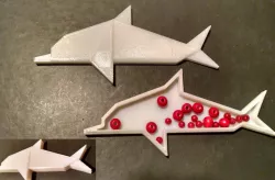 "Origami" Dolphin Box